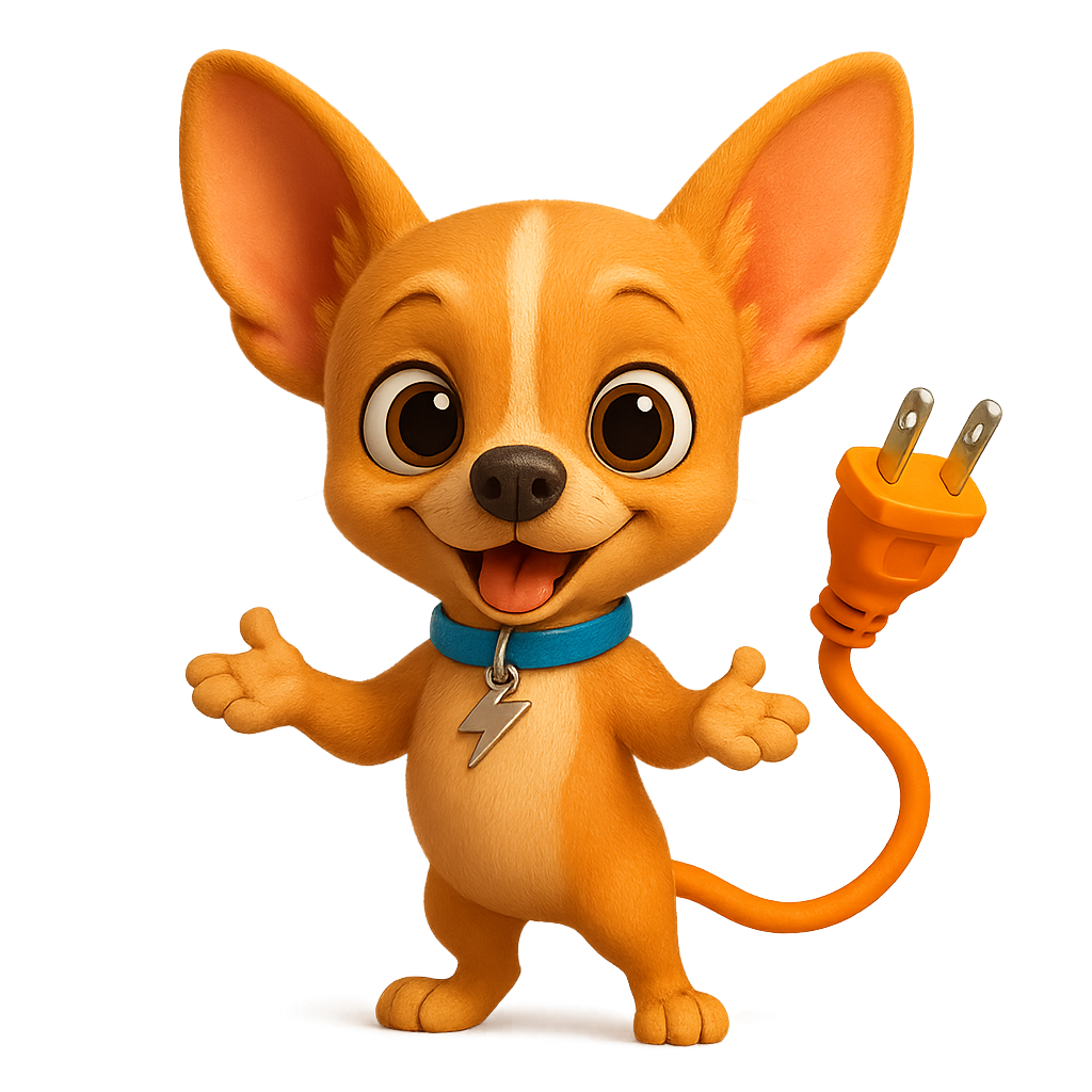 PlugPuppy Mascot